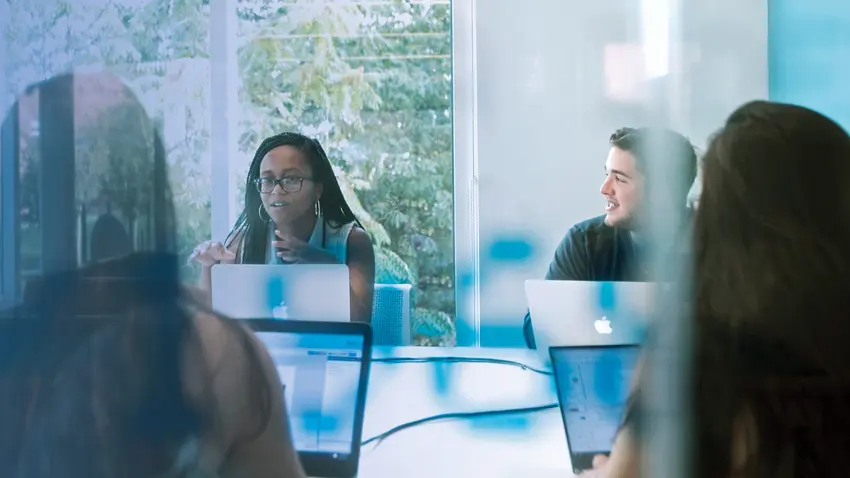Bentley University Graduate Students in Class