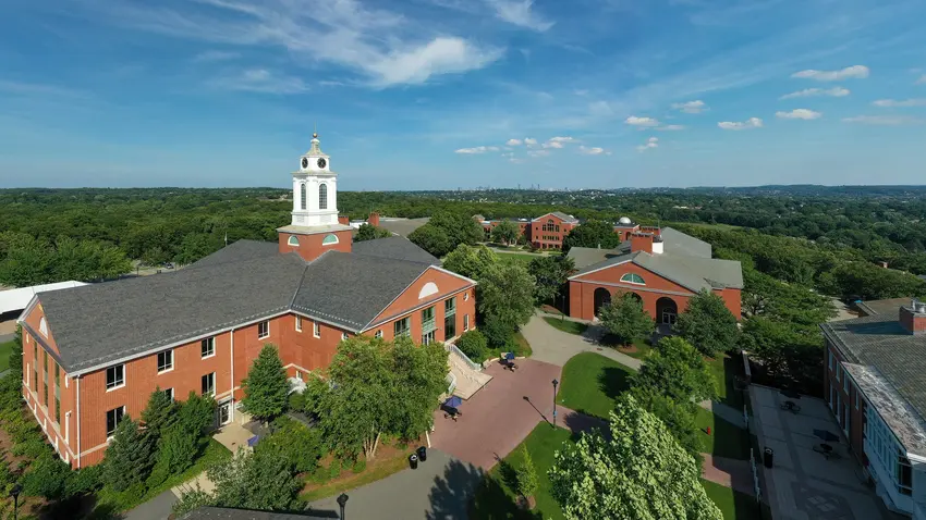 Aerial view of campus