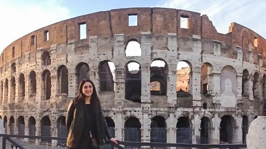 Bentley alumna Vittoria Baracchi in Rome 