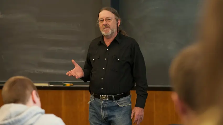 Tim Anderson teaching at Bentley University 