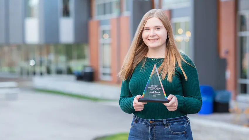 Bentley University student Cassie Butch