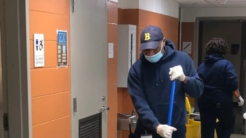 a facilities worker