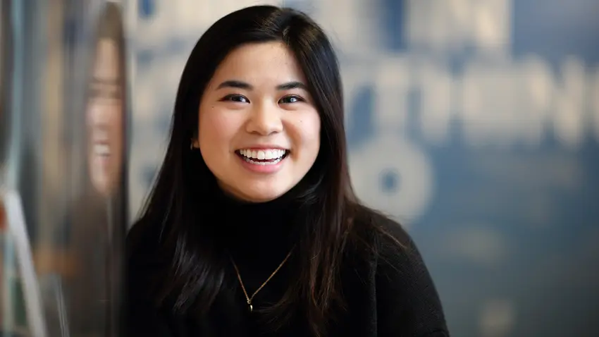 Bentley University student Annette Choy