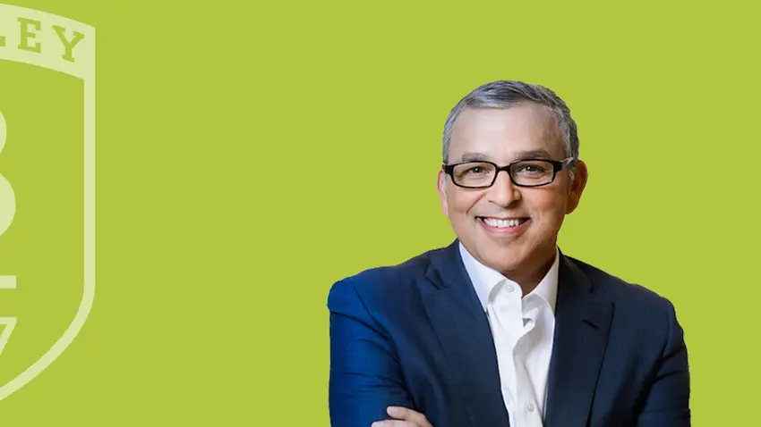 Trustee Bill Pappas on a green background with a Bentley logo