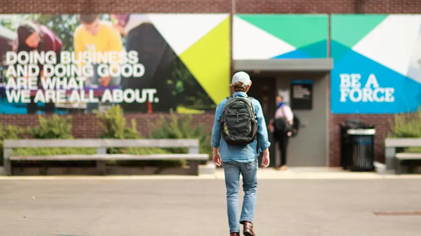 On Campus student