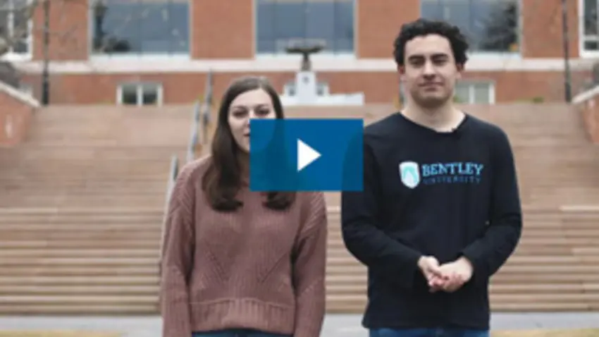 recorded undergraduate tour video screenshot with play button