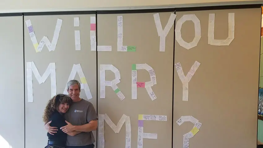 Rob and Marilee in the sacred space