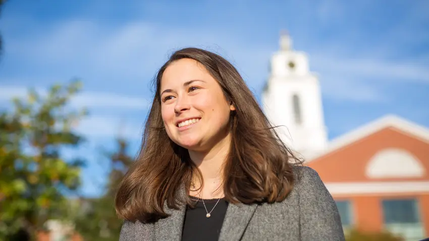 Bentley University student Samantha Lovering