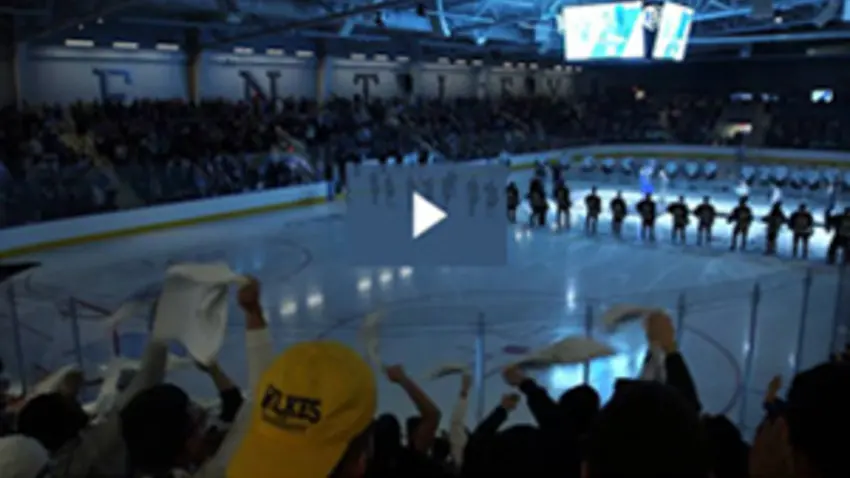 campus life video with play button 