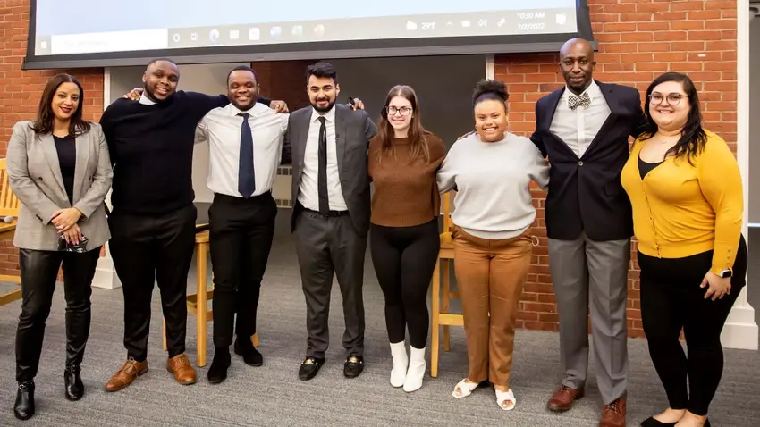 the panelists of the MLK event on stage