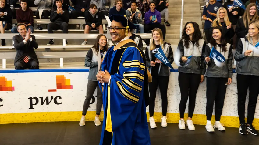 President Chrite at Inauguration