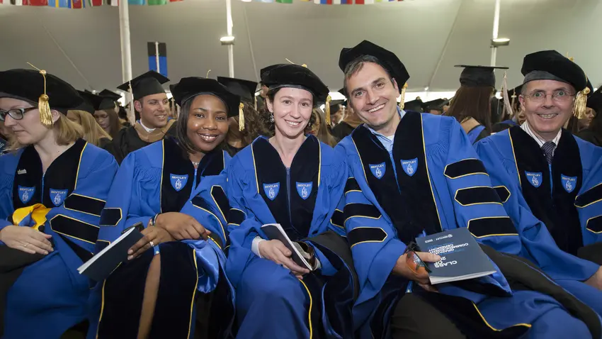 PhD in Business students graduating