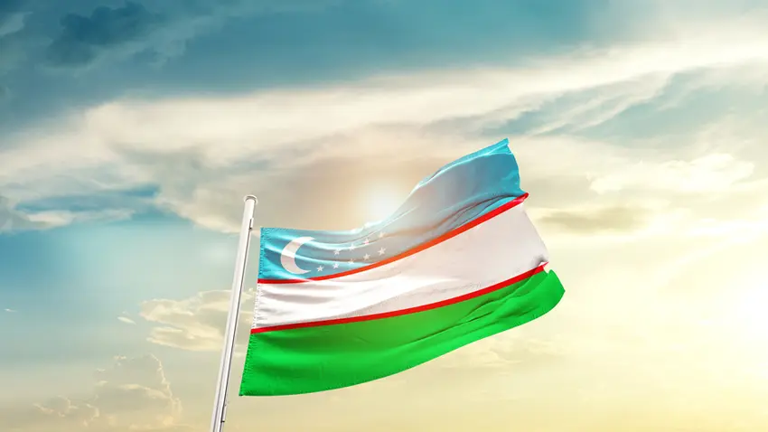Uzbekistan flag