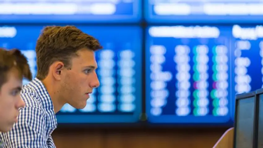 Student in the Trading Room