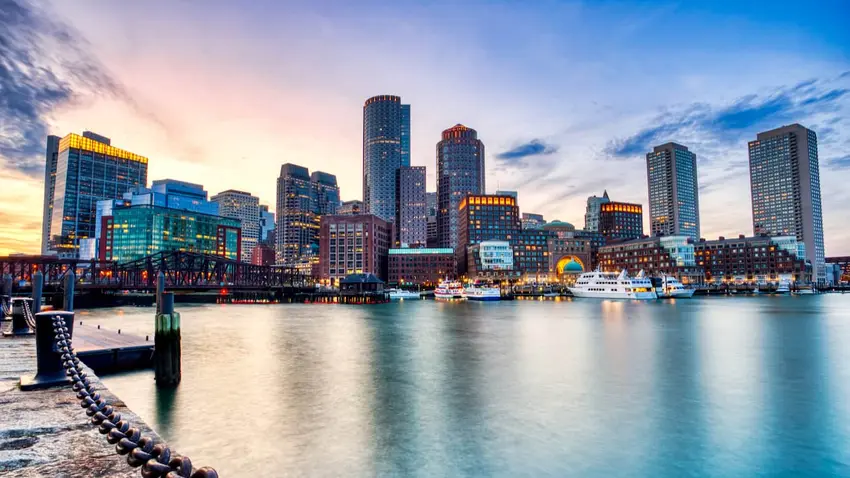 Boston Harbor & skyline