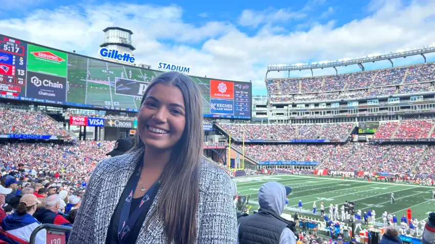 Adriana Minasian at Gillette Stadium