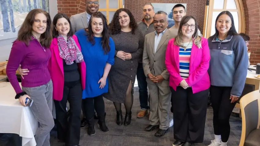 Members of the Bentley University Indigenous Education Committee
