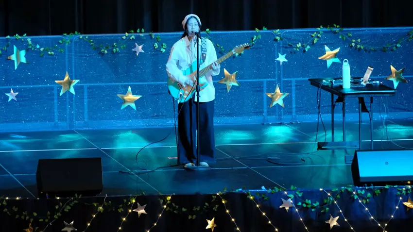 EJEAN performs at the Asian Culture Gala, sponsored by the Bentley Asian Students' Association