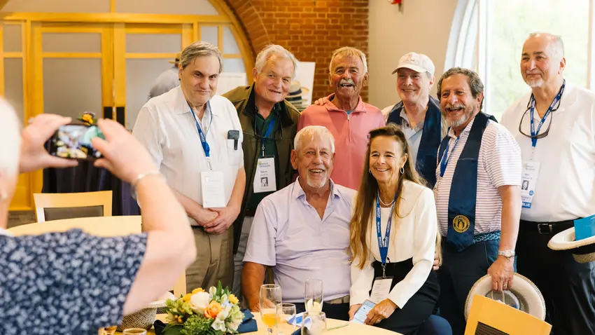 Group photo of members of the Class of 1975