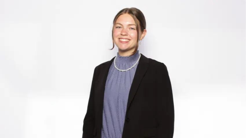 Bentley student Mary Pratt