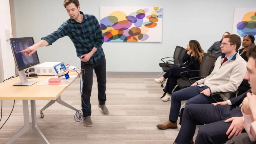 Students Visit Boston Scientific