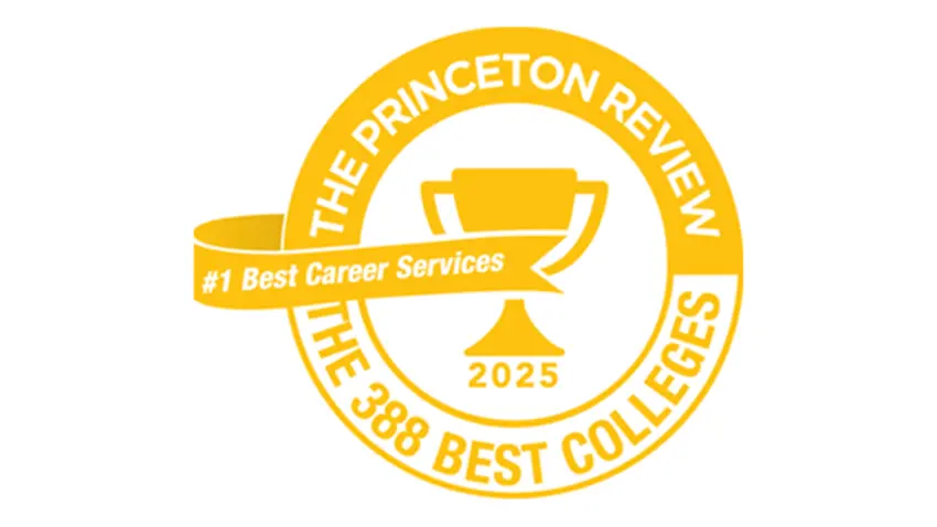 Princeton Review ranking #1 Career Services