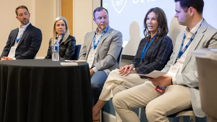 Panel of alumni at the Bentley Alumni Conference
