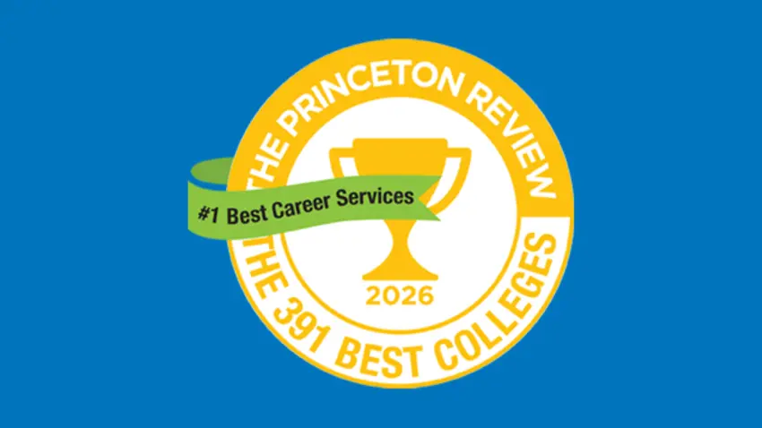 Princeton Review ranking #1 Career Services