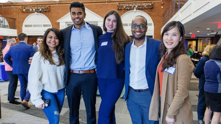Alumni at Graduate Student Career Fair