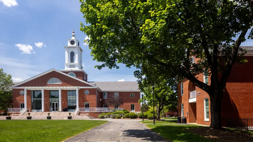 bentley library on a summer day
