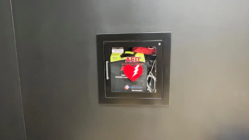 Dana Center AED in Gym