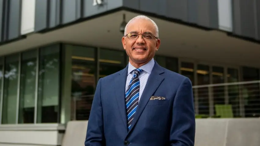 Bentley Library in the winter