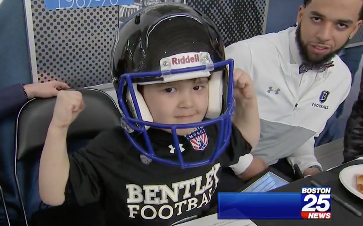 Bentley football team drafts 5-year-old Liam Ryan through Team Impact