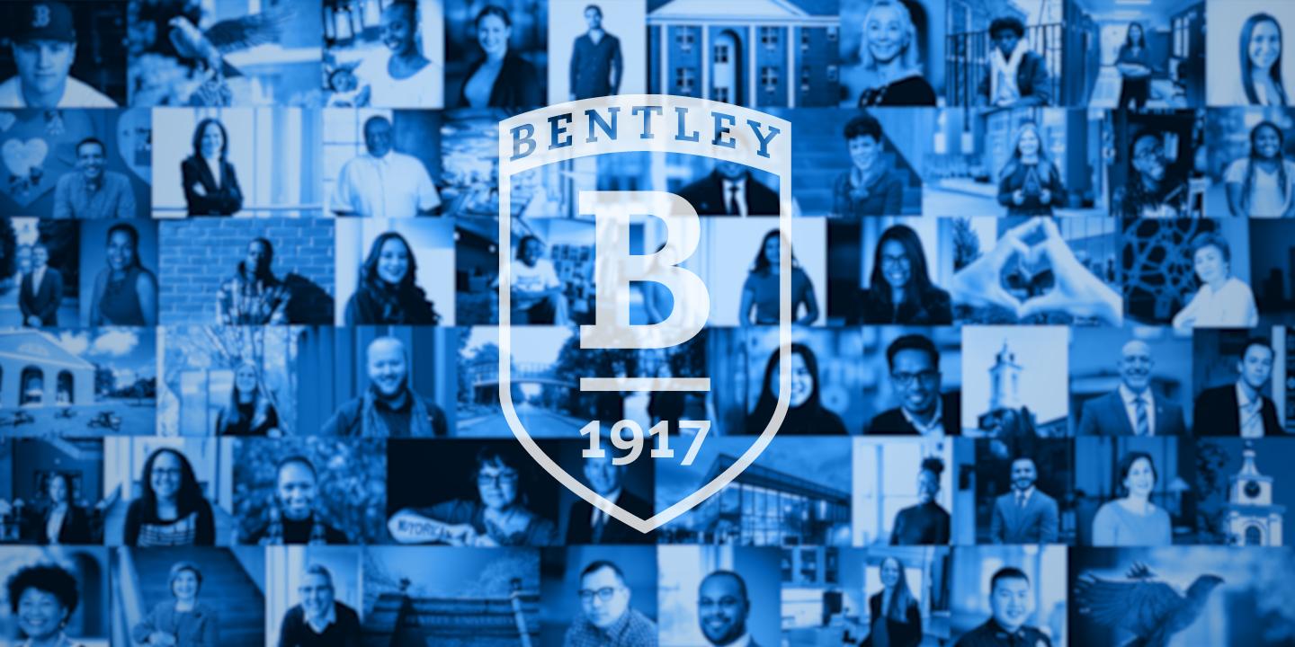 Racial Justice Mosaic of Bentley community members 