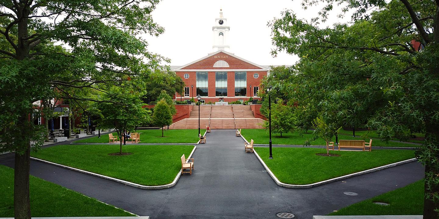 Photo of the newly renovated LaCava quad