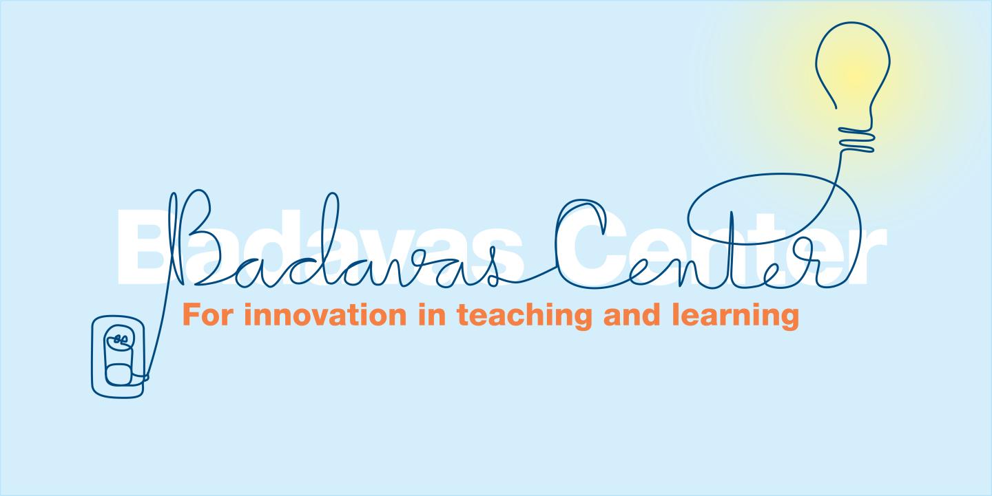 Illustration of the Badavas Center for Innovation in teaching and learning logo 