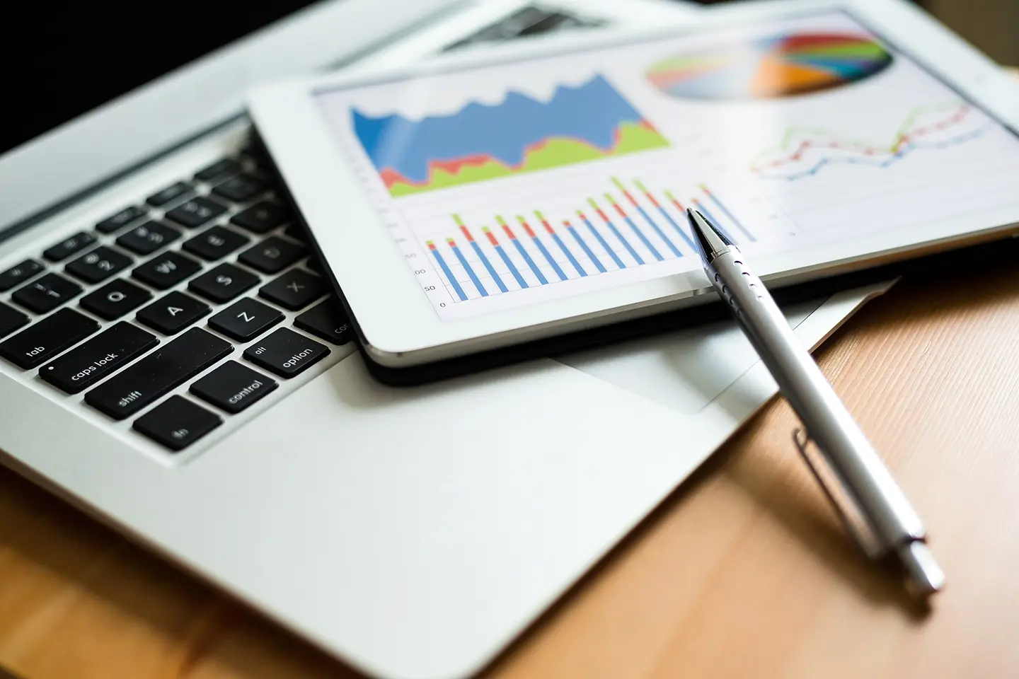 Photo of a tablet computer and lapto