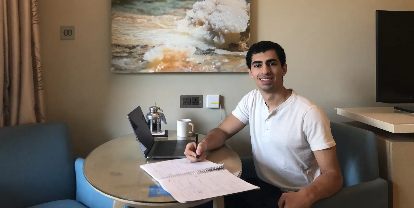 Bentley University student Ramsey Abdulrahim