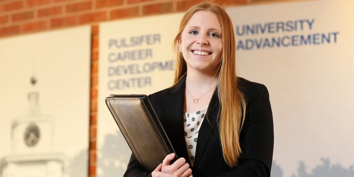 Bentley's 2021 Senior Class Cabinet President Courtney Woronka