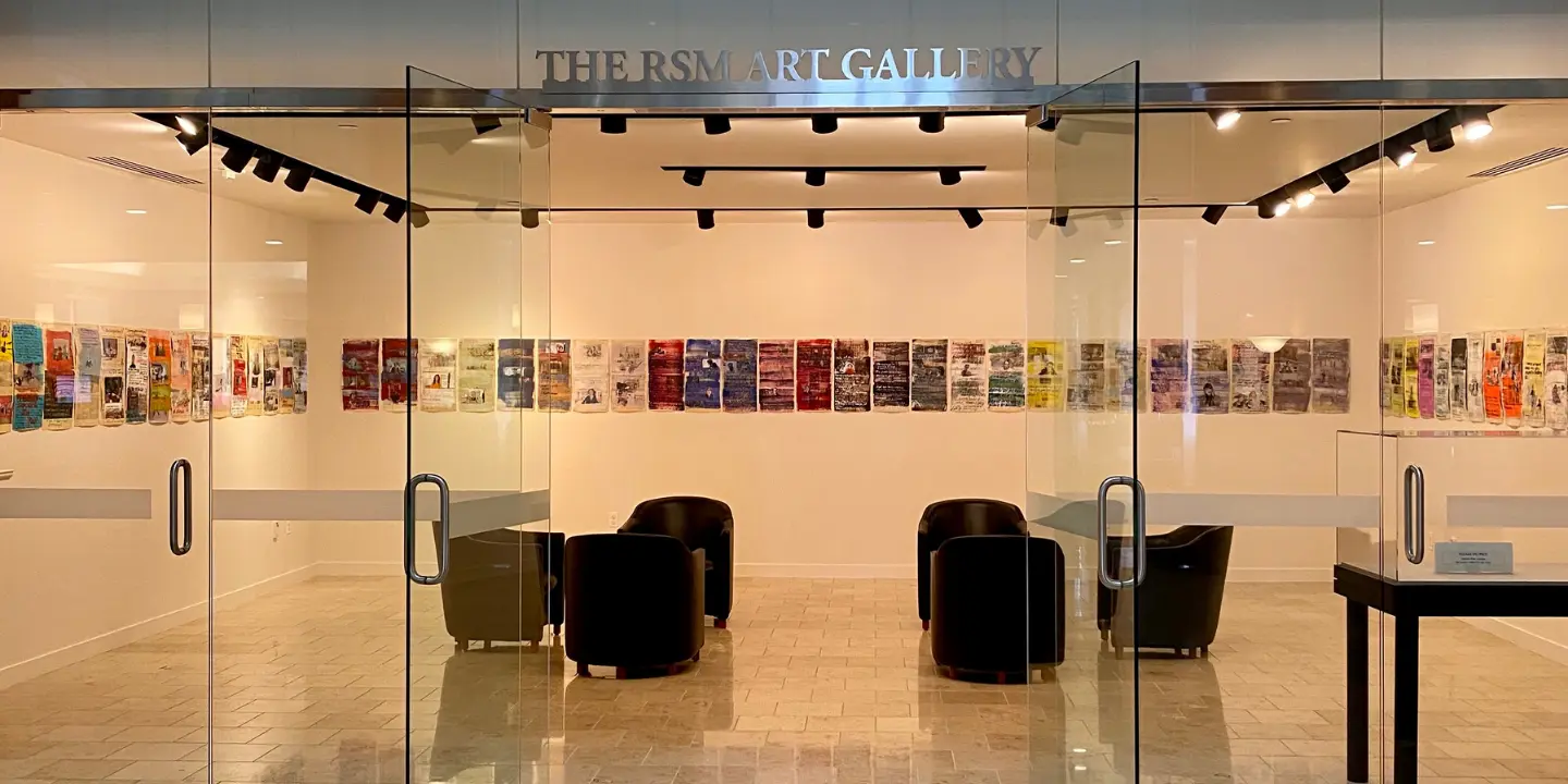 exhibit on view in the art gallery