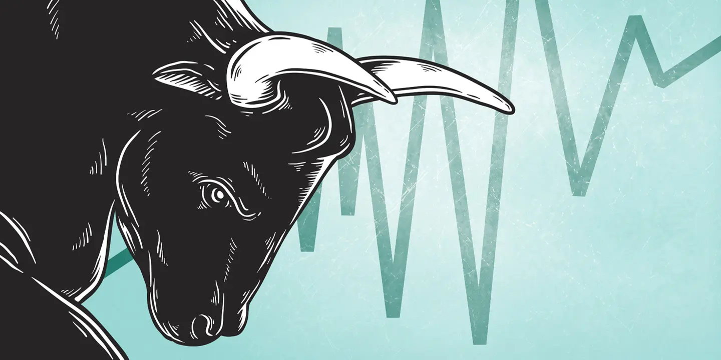 Bull with Horns stock market challenge 