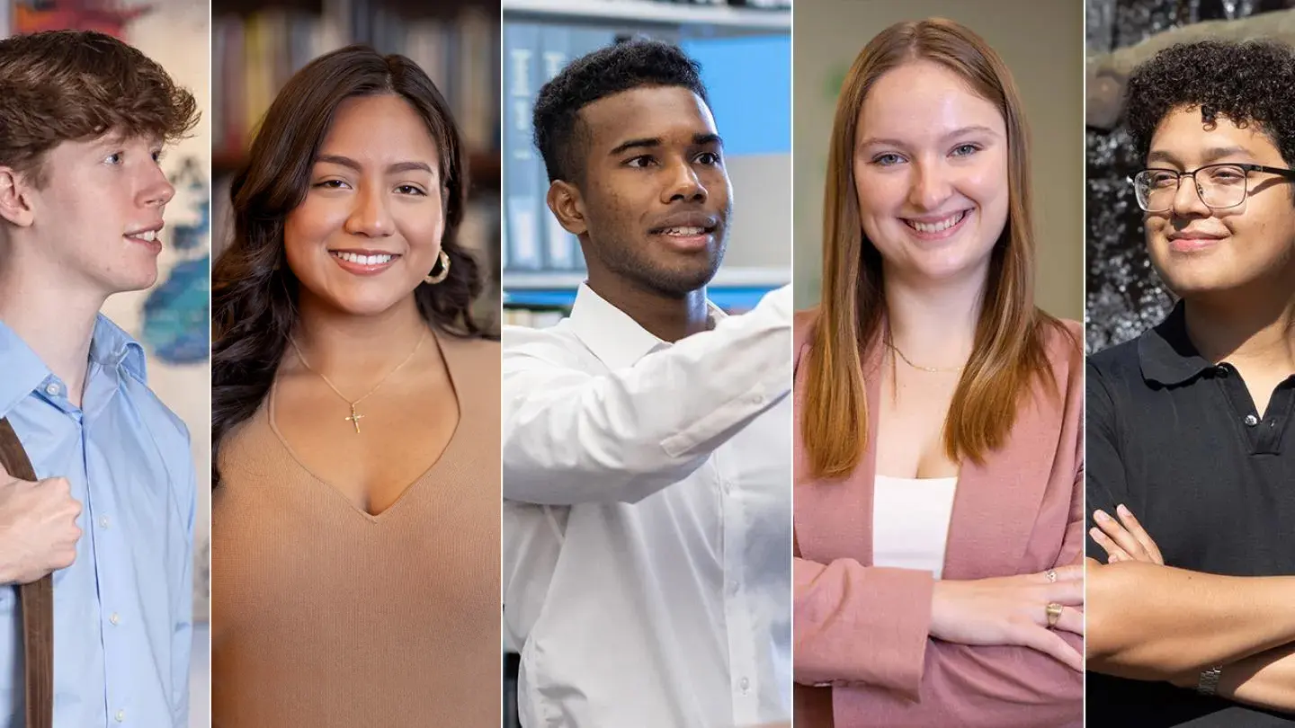 Five Bentley Students