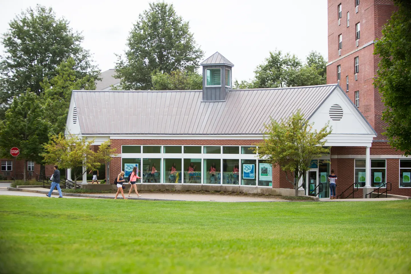 front of Bentley bookstore