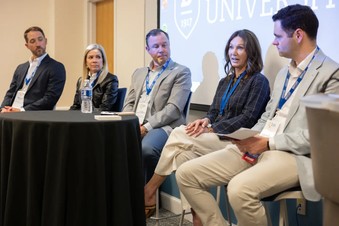 Panel of alumni at the Bentley Alumni Conference